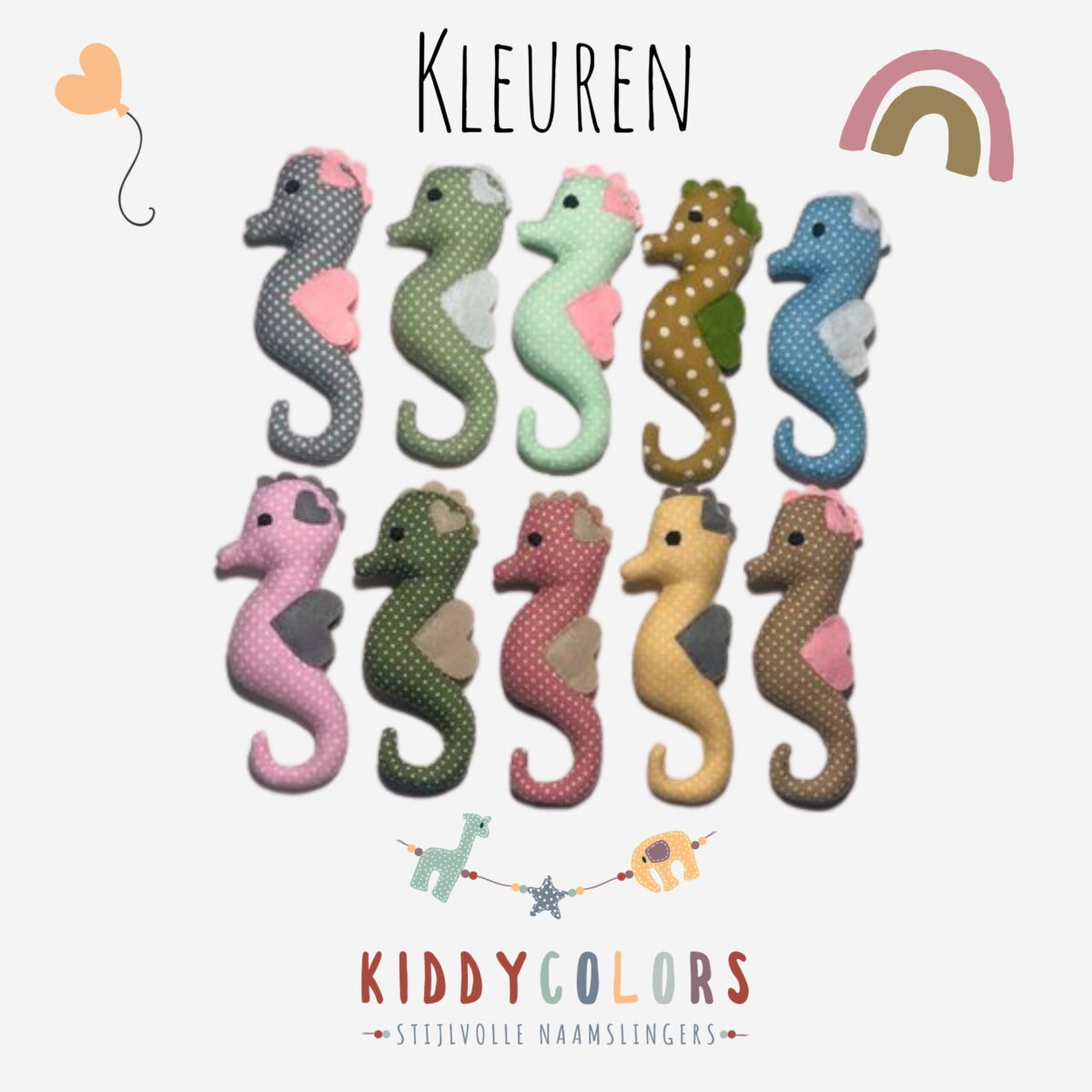 Zeepaardjes Kleuren Kiddycolors (1)