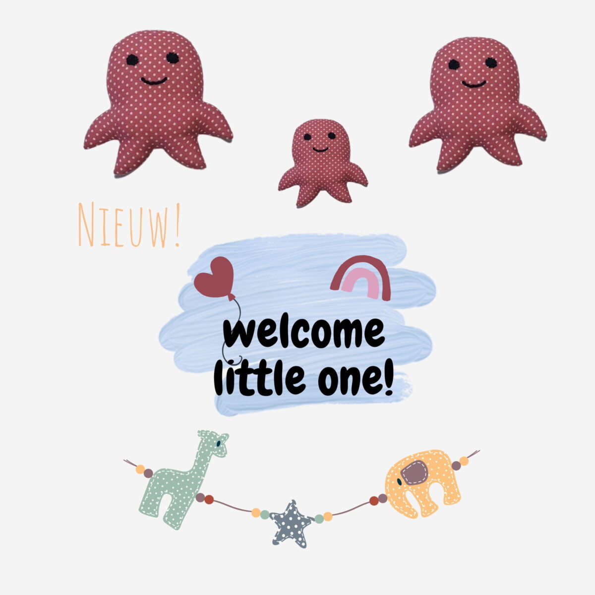 Kiddycolors Octopus kasthanger