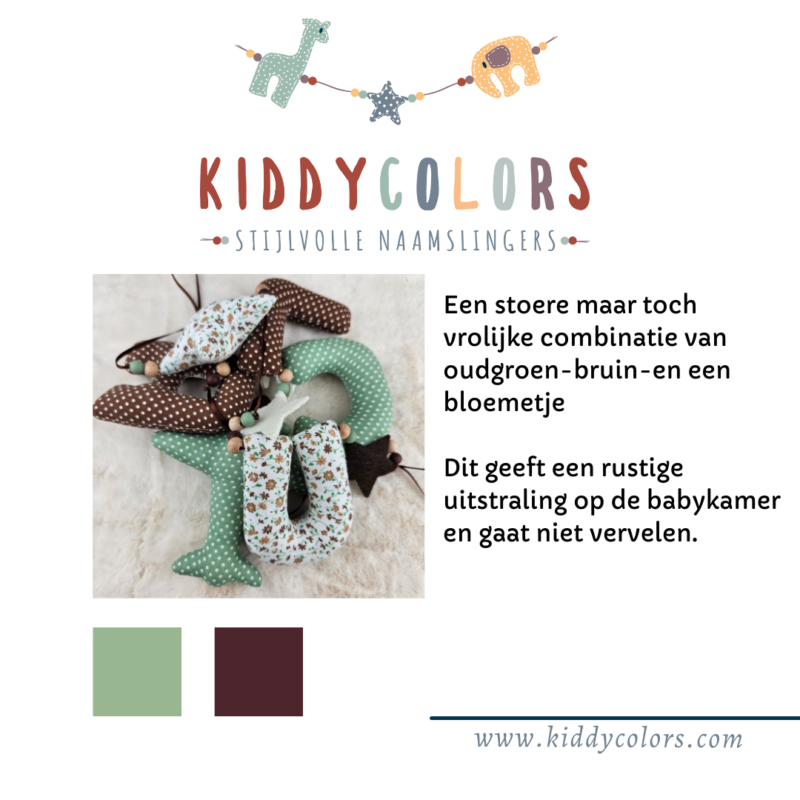 Oudgroen Bruin Naturel